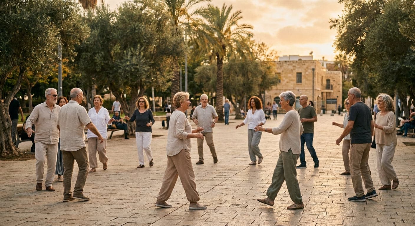 Community gathering in Ashkelon