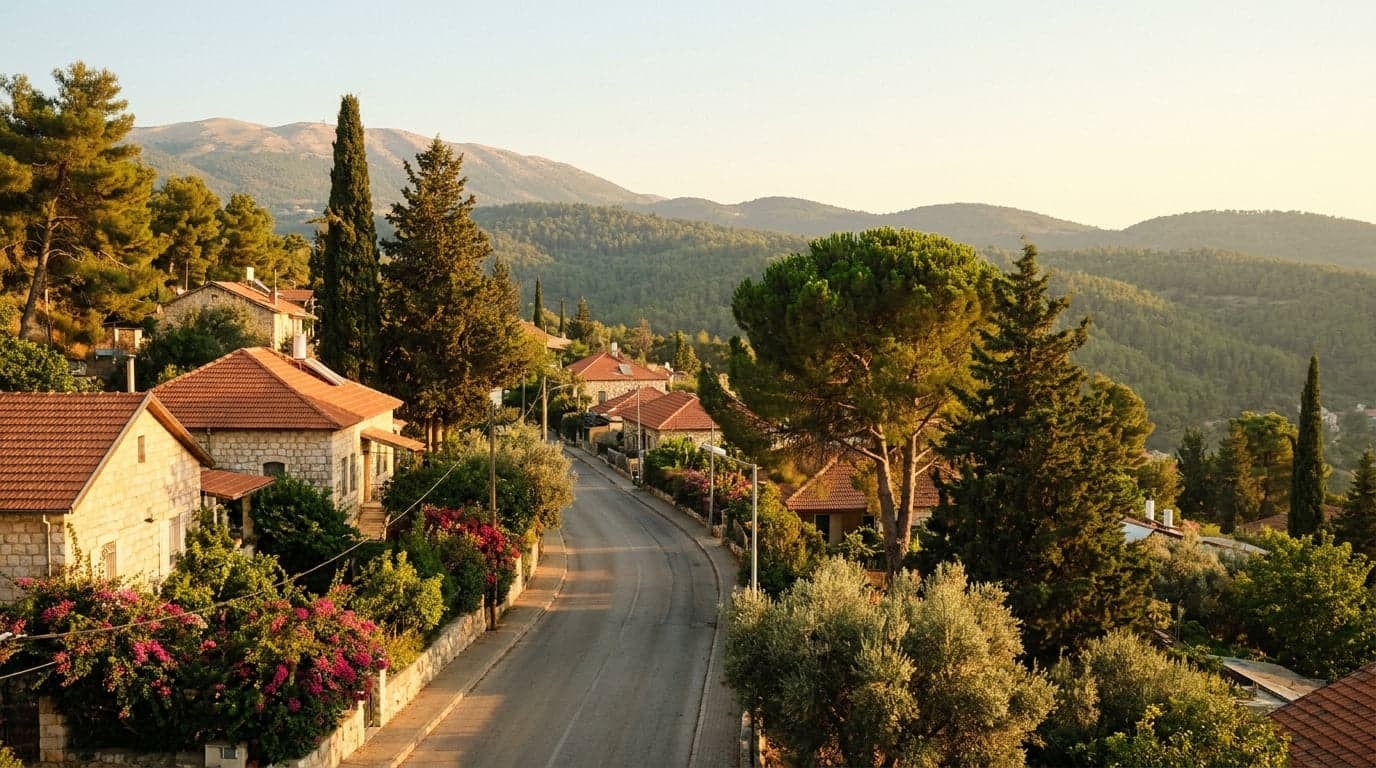 Scenic view of Metula in Northern District