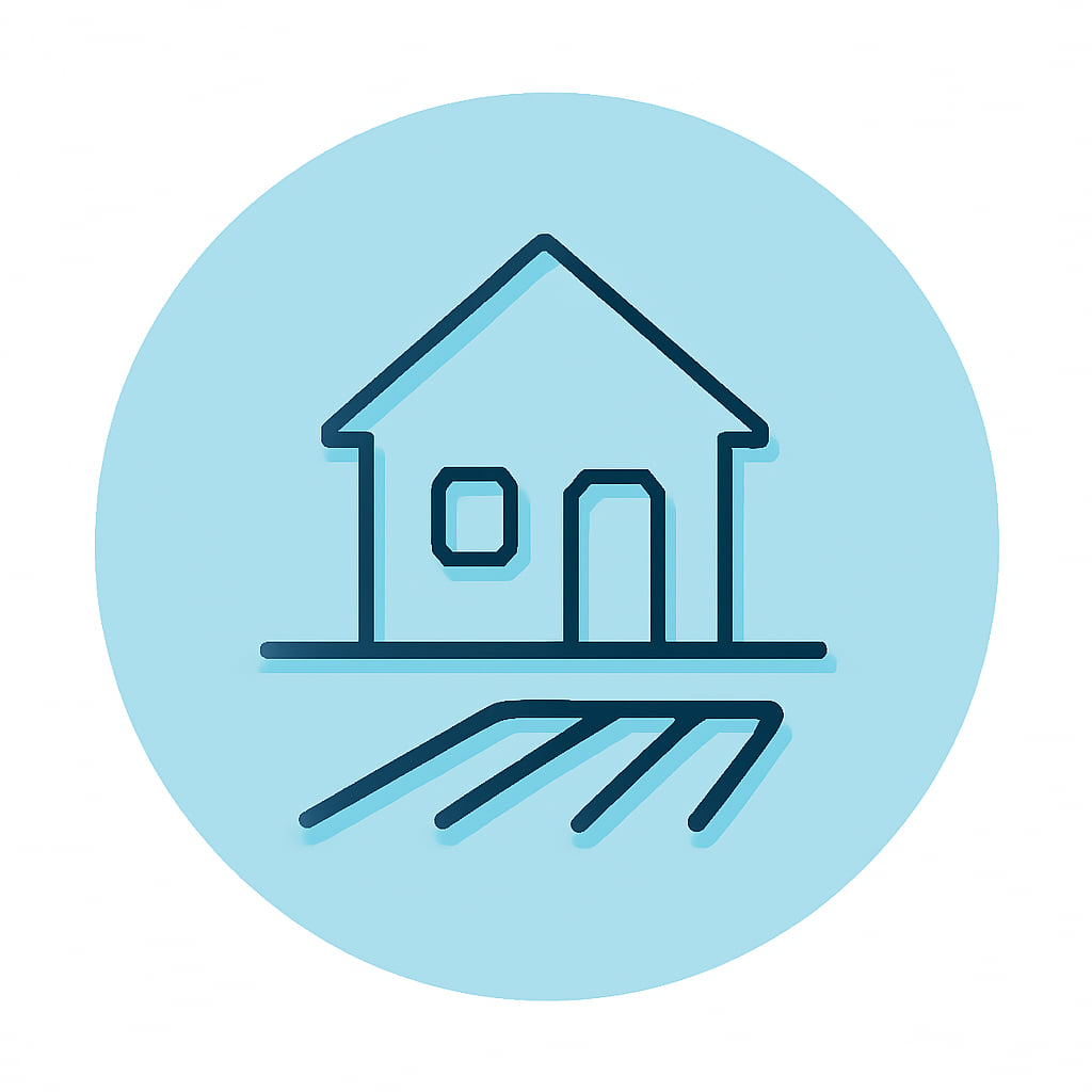 Property types icon representing housing diversity
