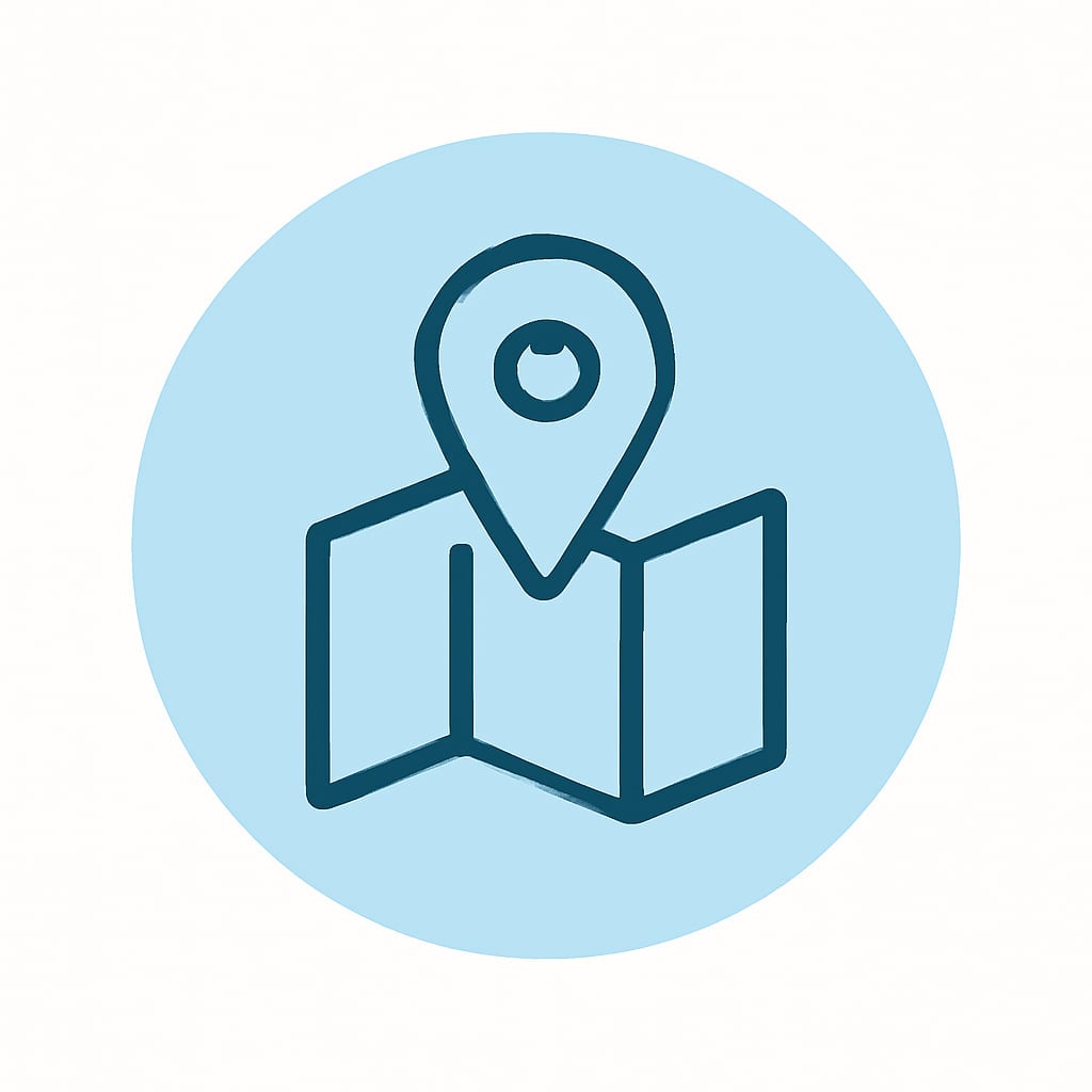 Practical location icon
