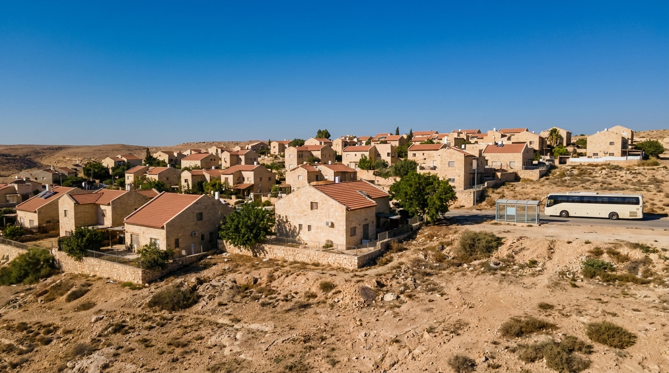 A scenic view of Revivim in the Southern District