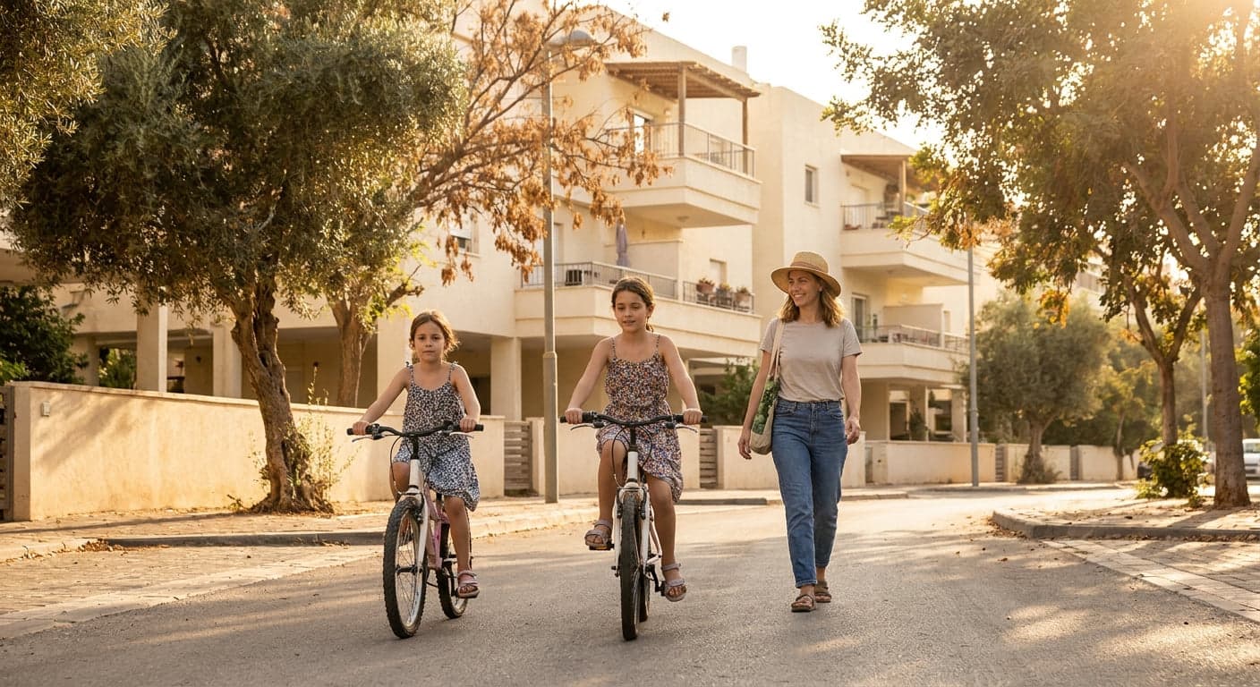 Family enjoying life in Argaman