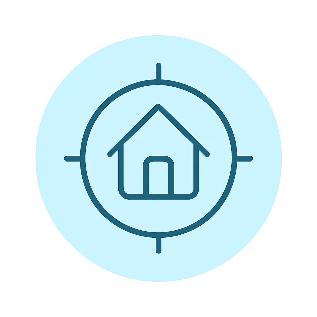 Icon representing practical location