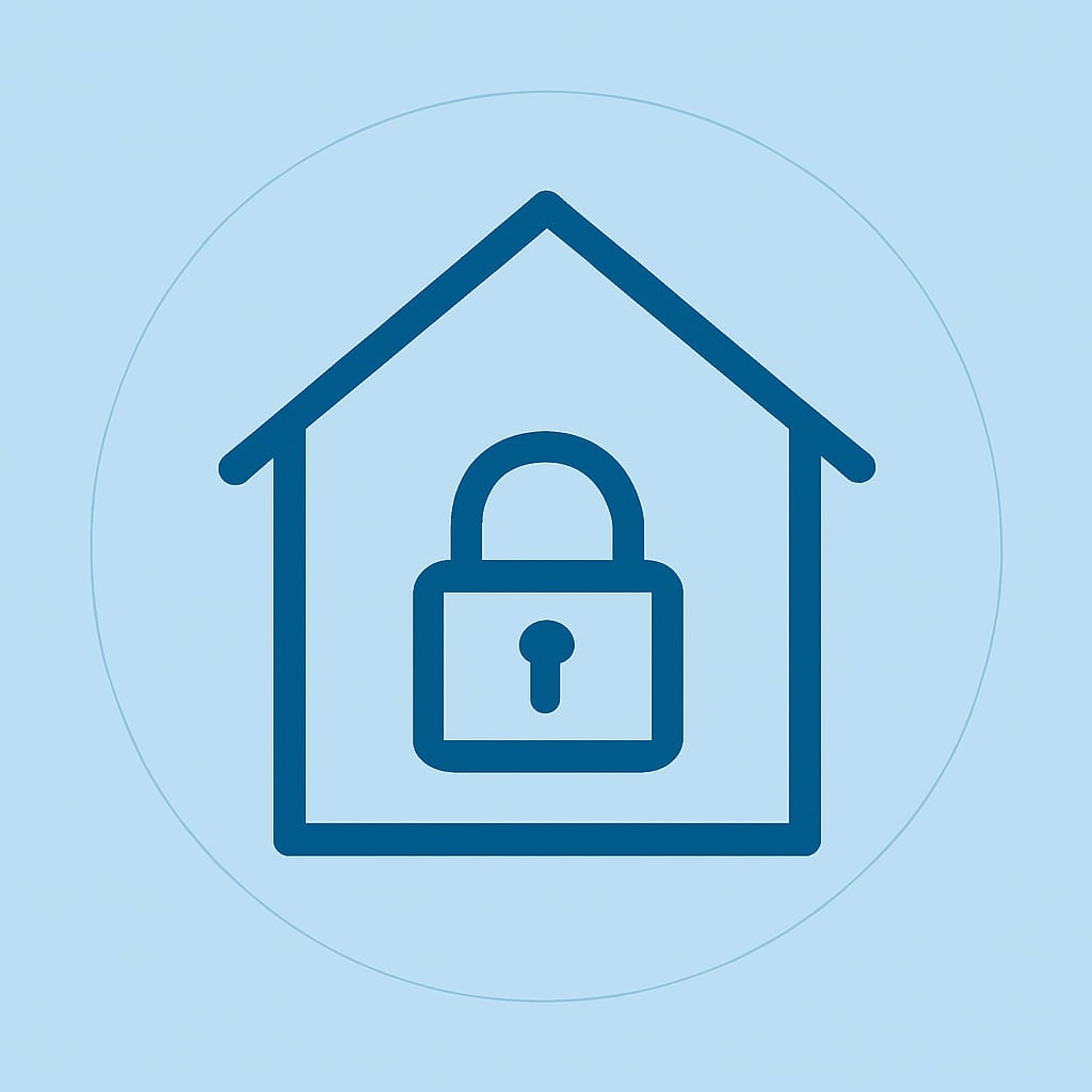 Icon representing space and privacy