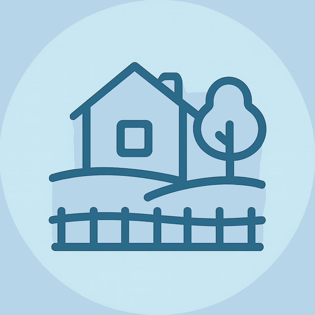 Icon representing space and privacy