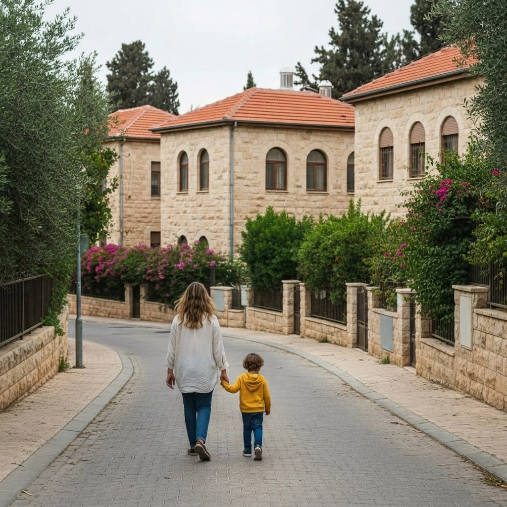 Family enjoying outdoor activities in Neot Smadar