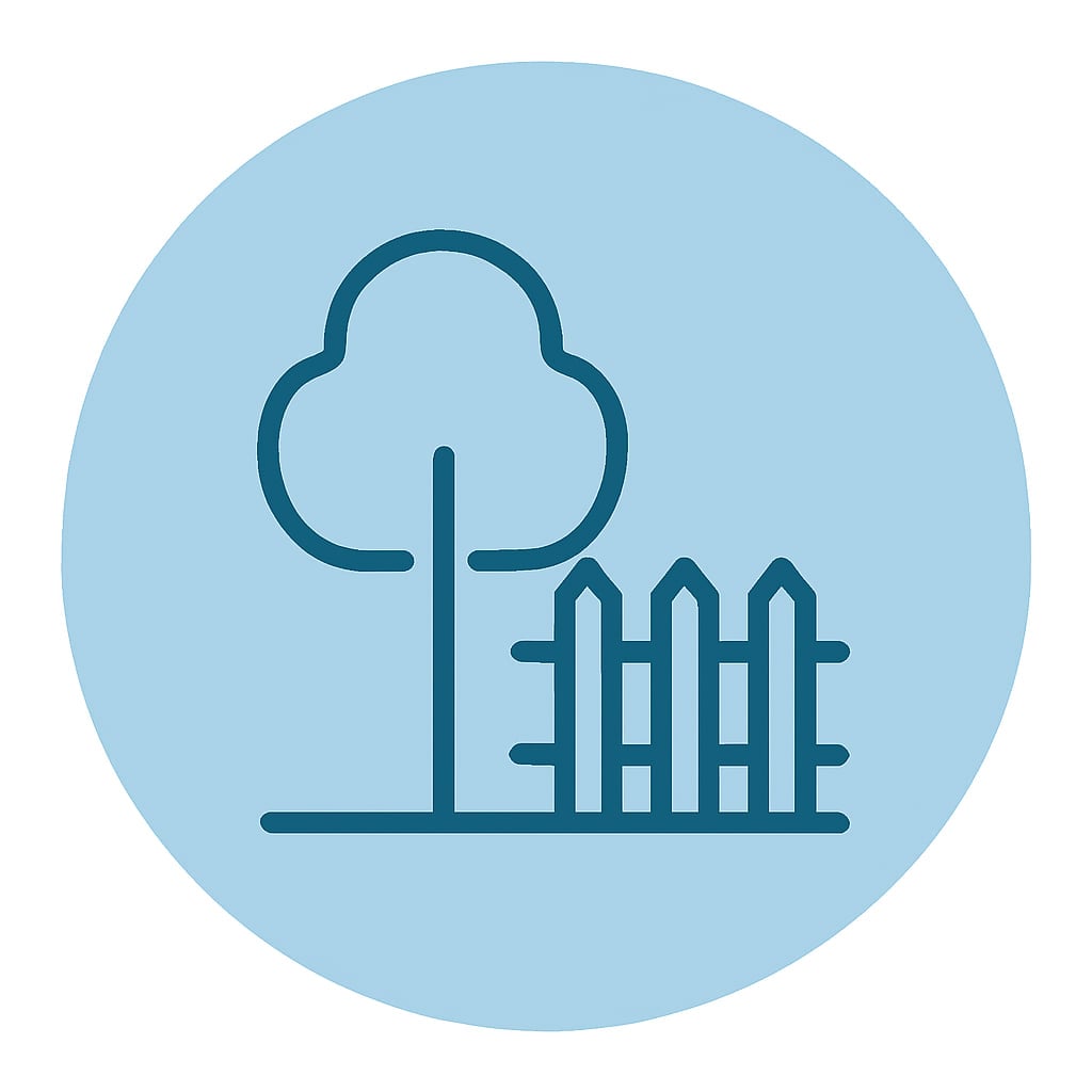 Space and privacy icon