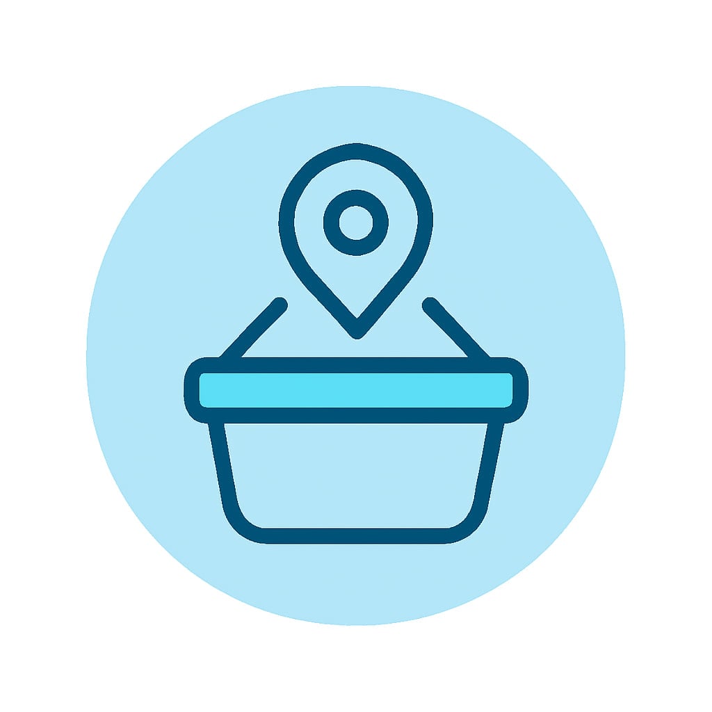 Local and regional services icon