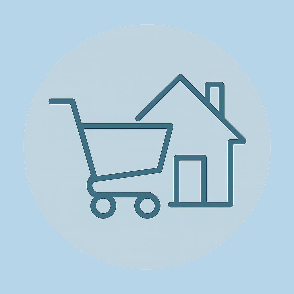 Icon representing local and regional services