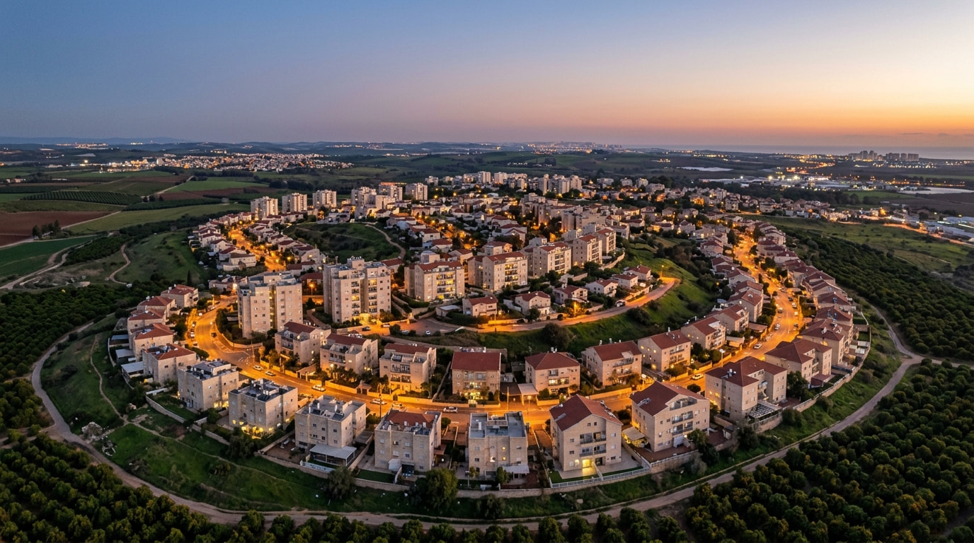 Scenic view of Yehud-Monosson in Central District