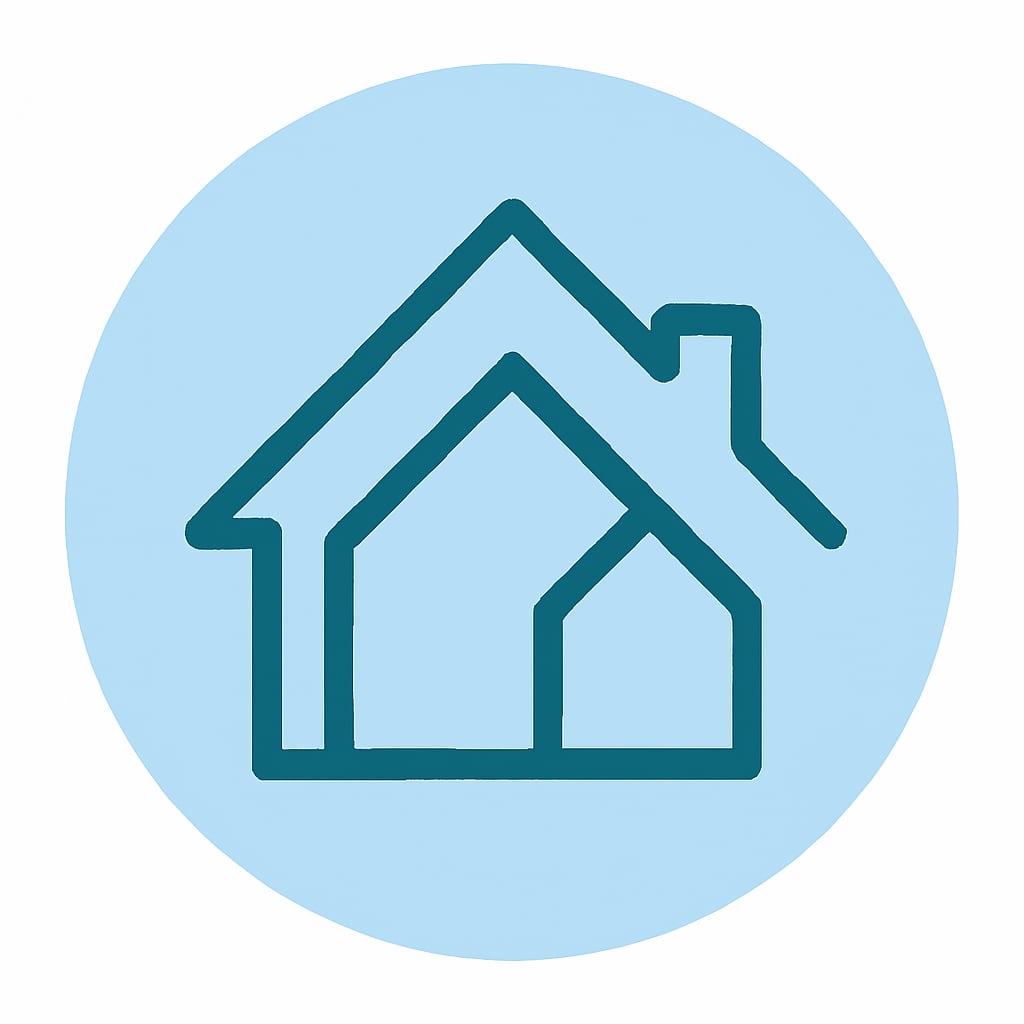 Property types icon representing diversity