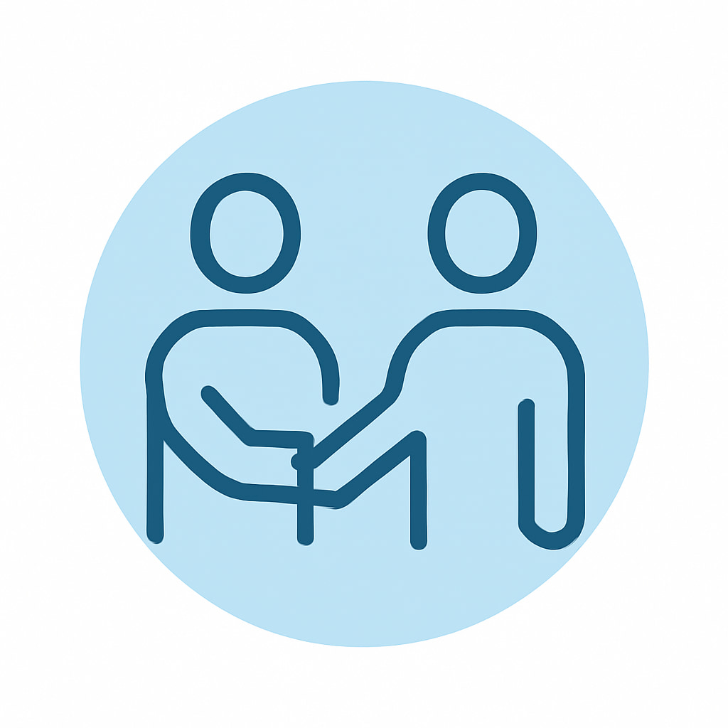 Icon representing community atmosphere