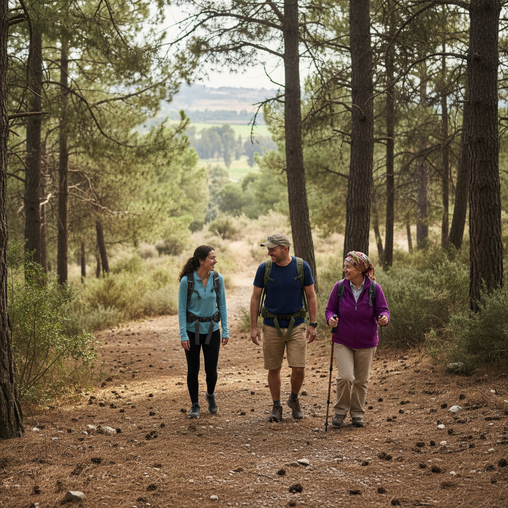 Nature trail in Nes Ziona