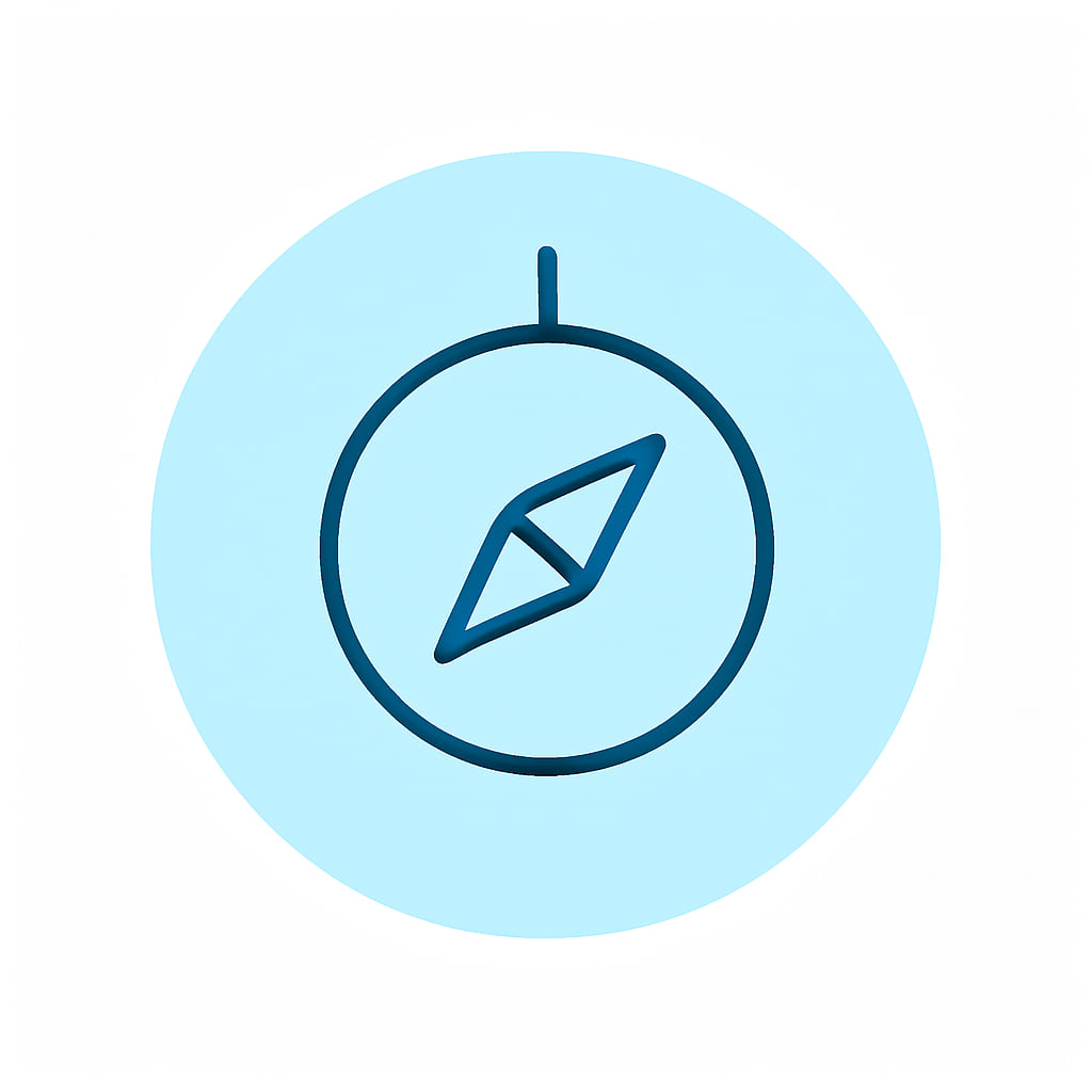 Icon representing practical location