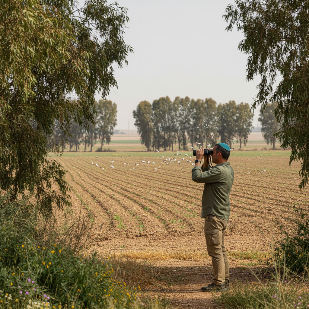 A nature-friendly scene in Netivot