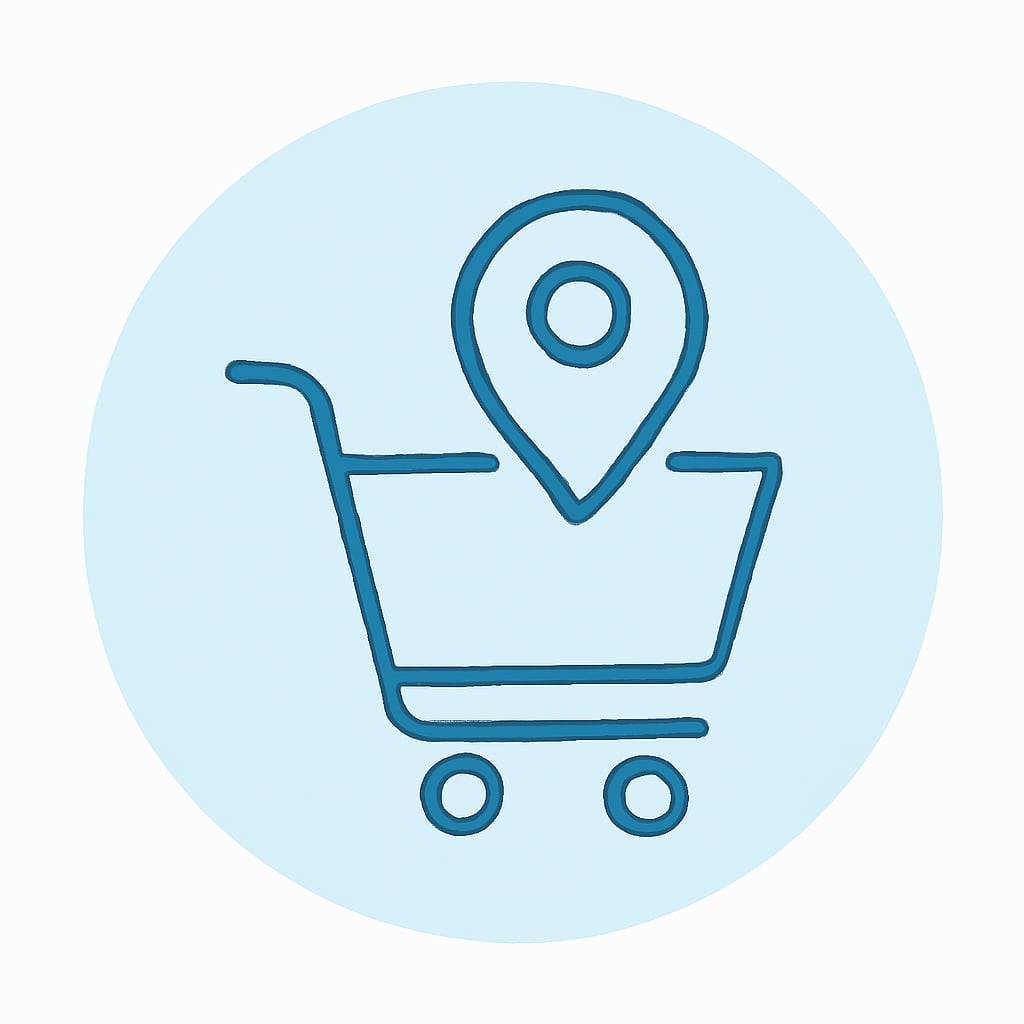 Icon representing local and regional services