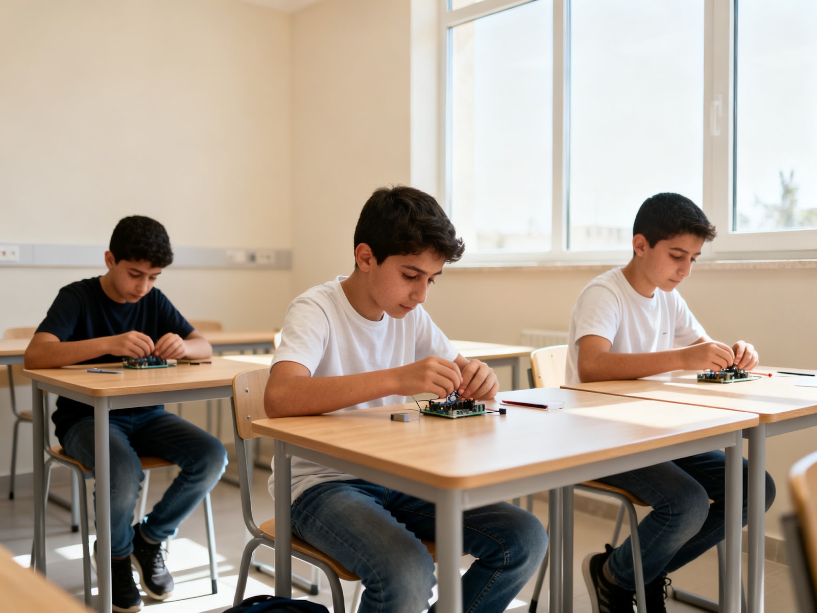 Education scene in Brukhin