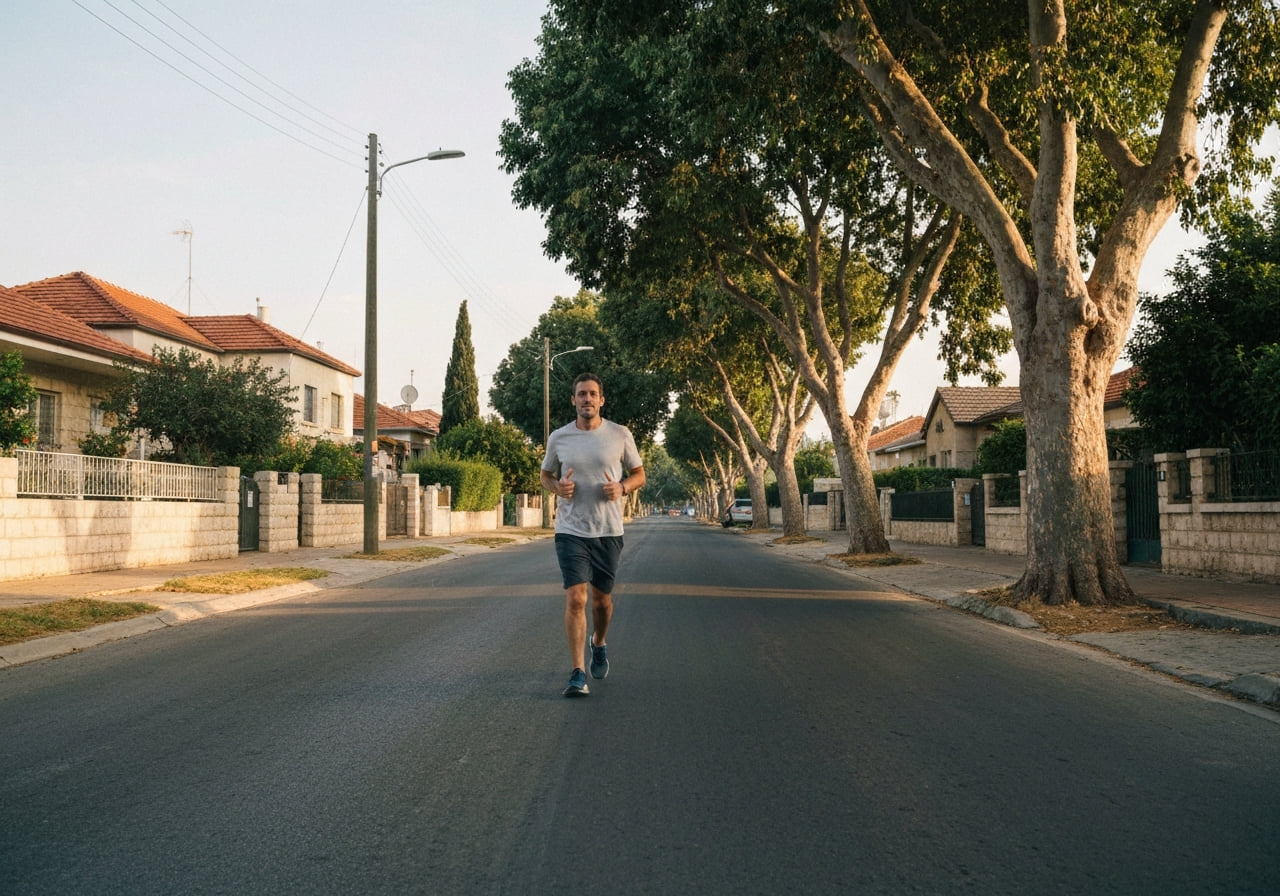 A tranquil residential area in Beit Yehoshua