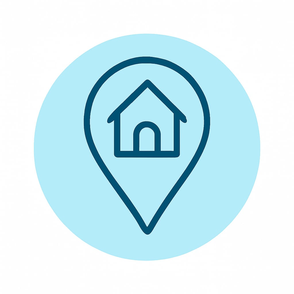 Icon representing local and regional services
