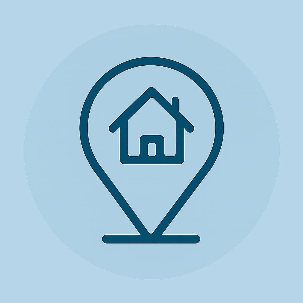 Icon representing practical location