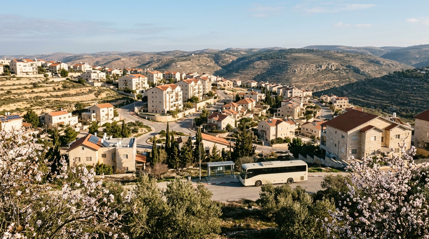 A scenic view of Naale in Judea & Samaria