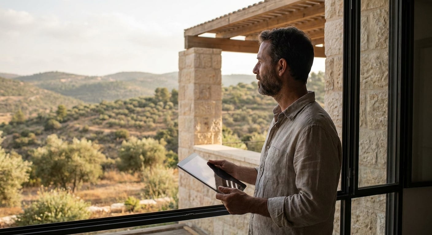 Remote work setting in Bat Ayin