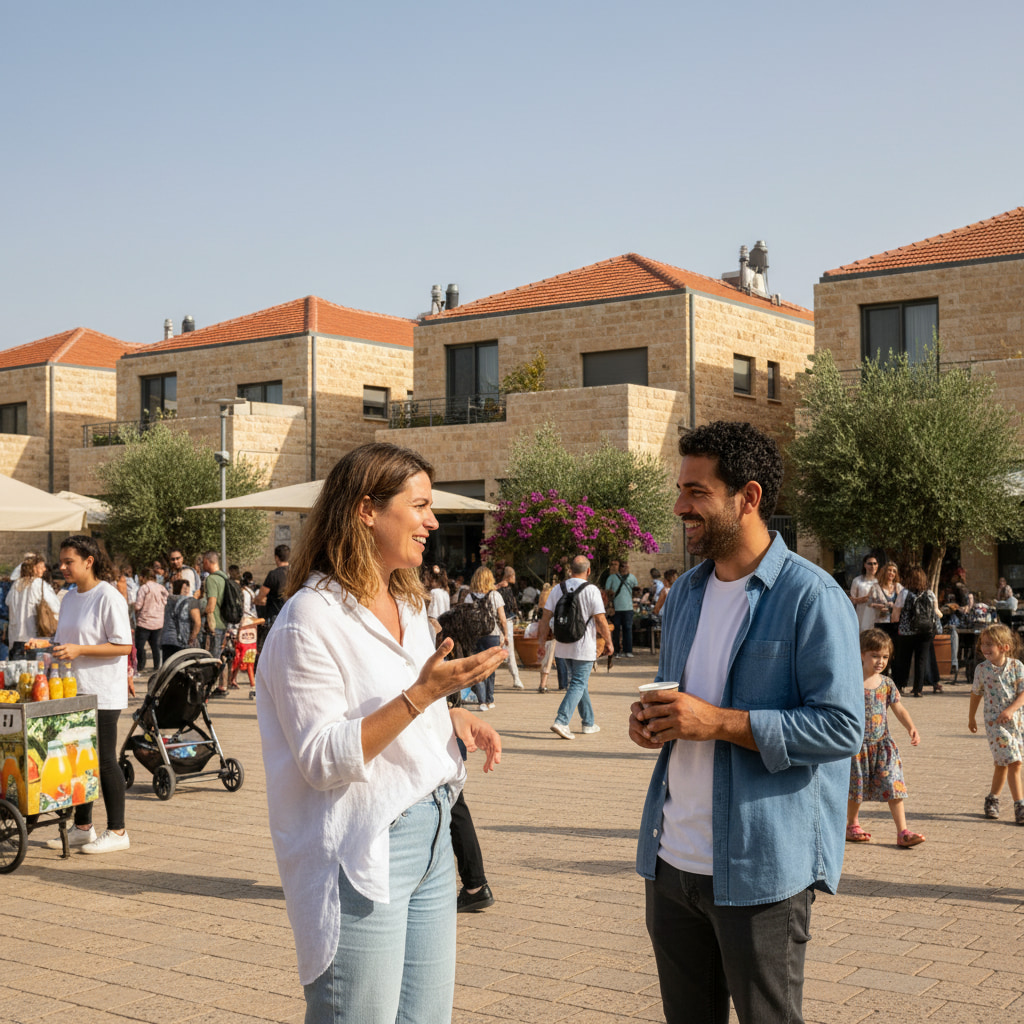 Community life scene