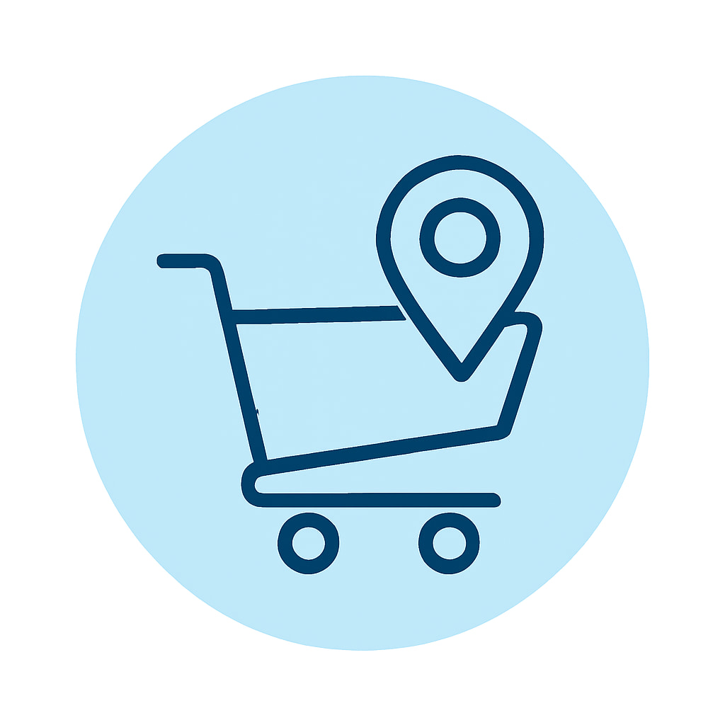 Icon representing local and regional services
