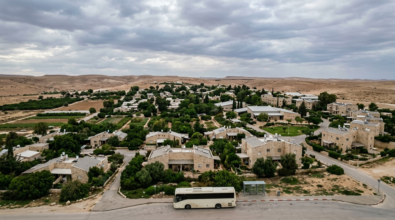 A scenic view of Yad Mordechai in Southern District