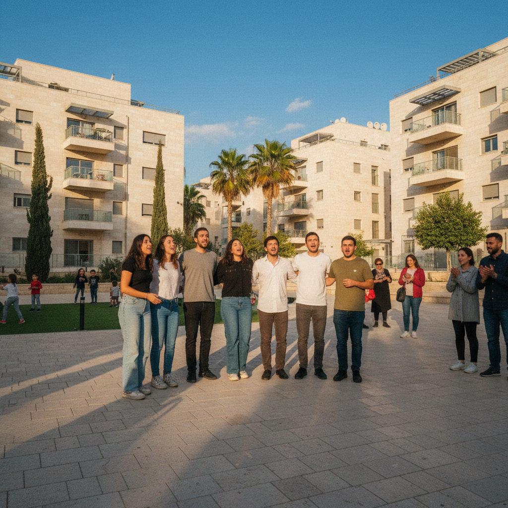 Community life and amenities in Hashmonaim