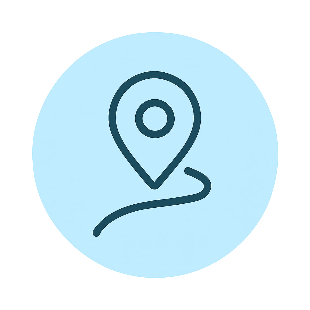 Practical location icon