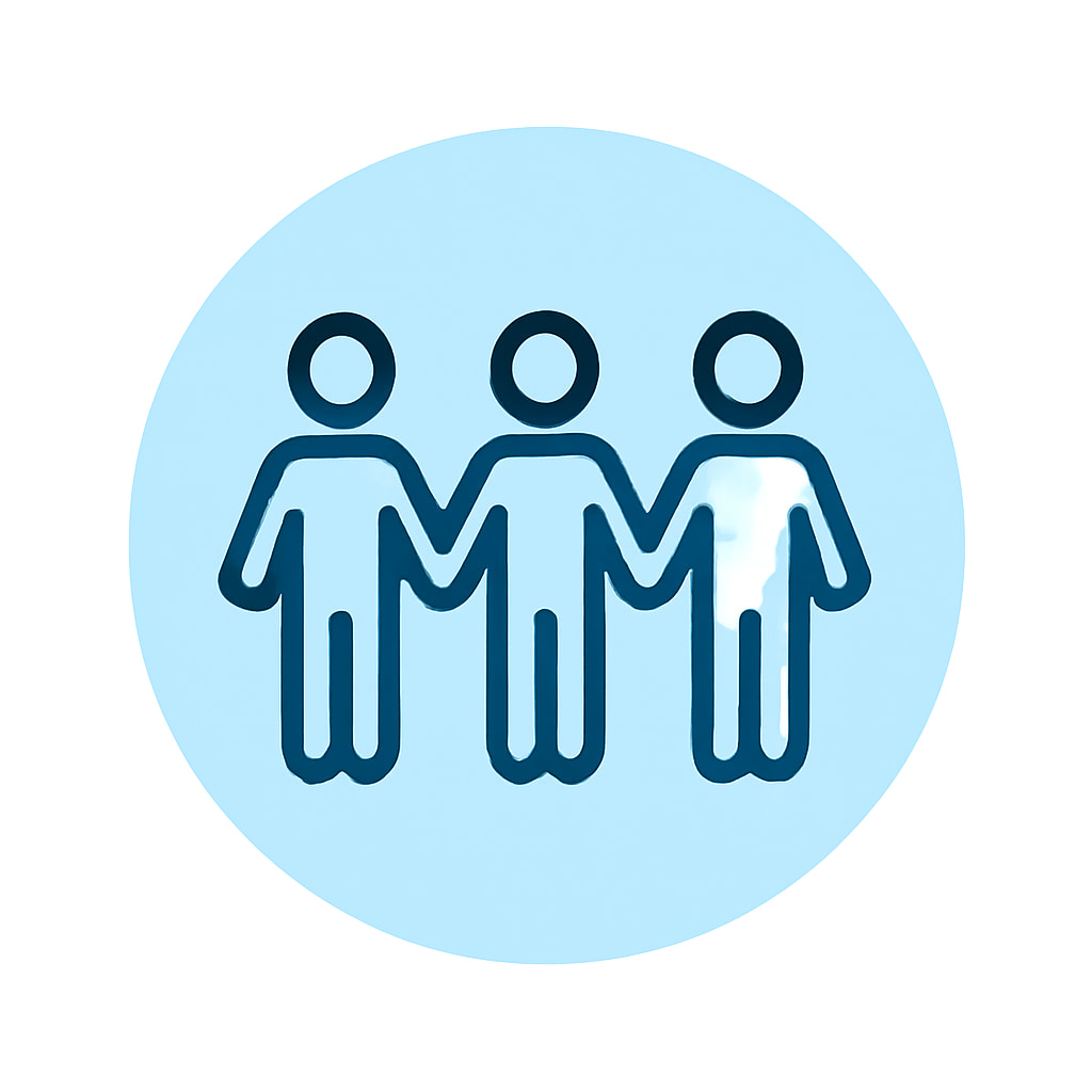 Icon representing community
