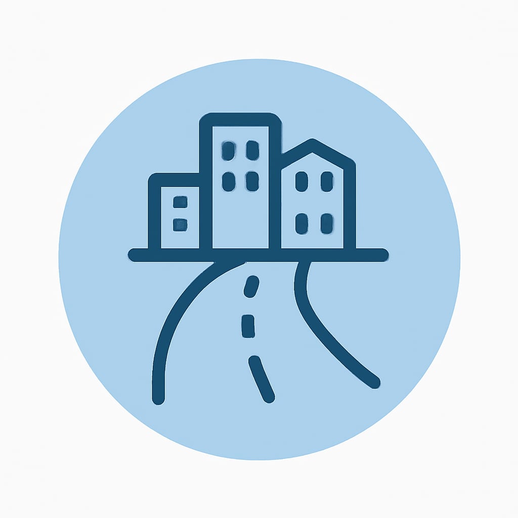 Icon representing easy access to amenities