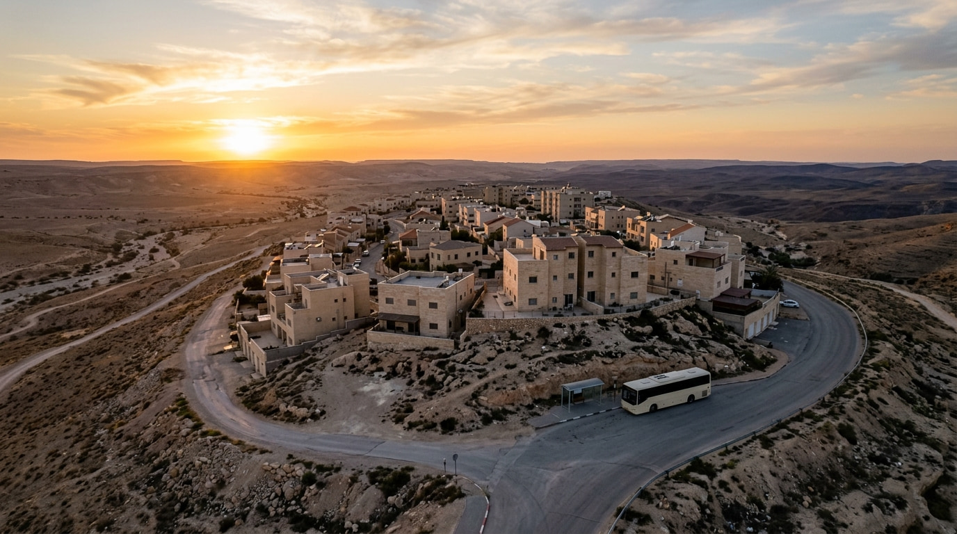 A scenic view of Yahel in the Southern District