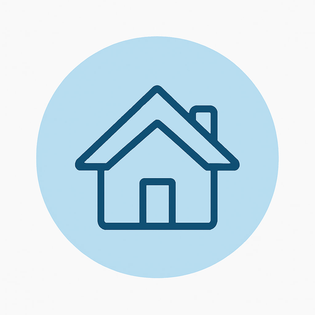 Property types icon representing variety