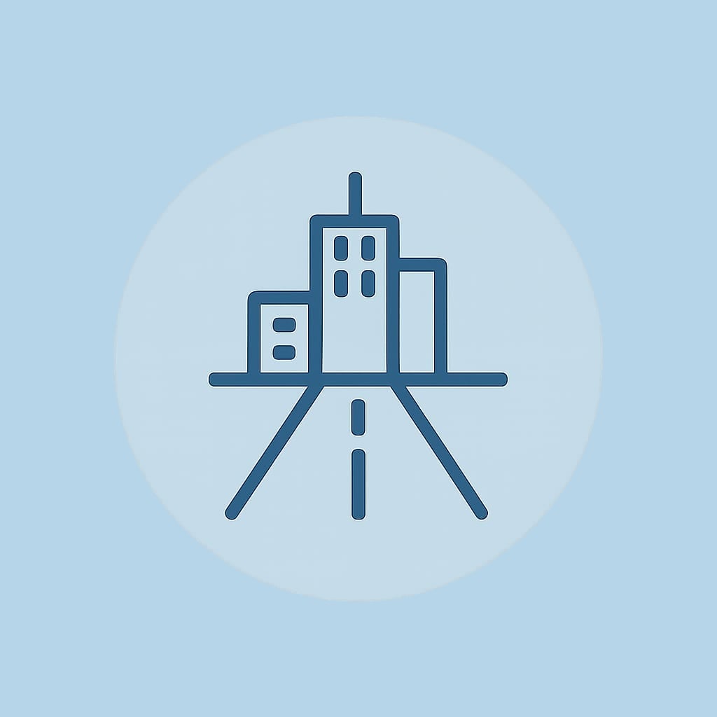 Icon representing space and privacy