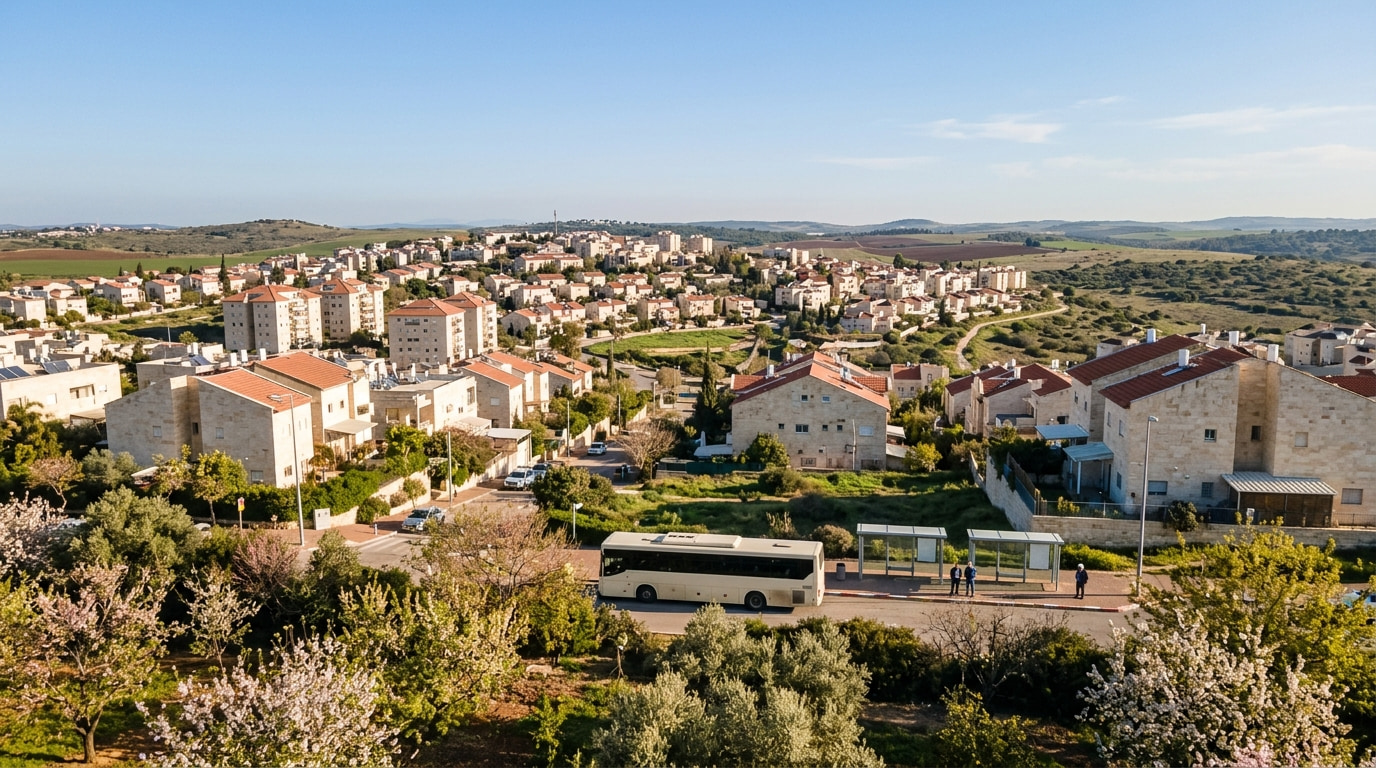 A scenic view of Rosh HaAyin in Central District