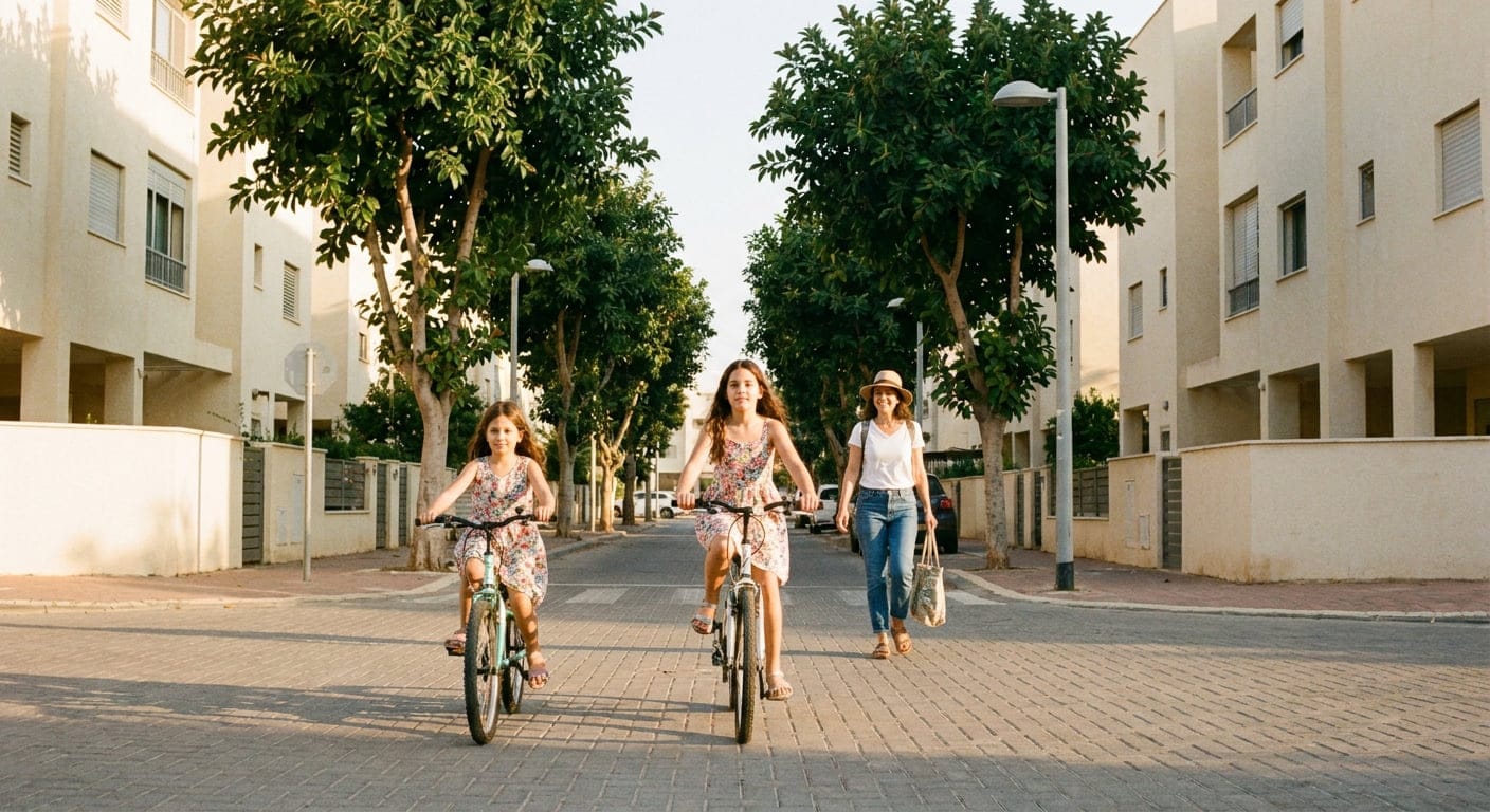 Family enjoying life in Ashkelon