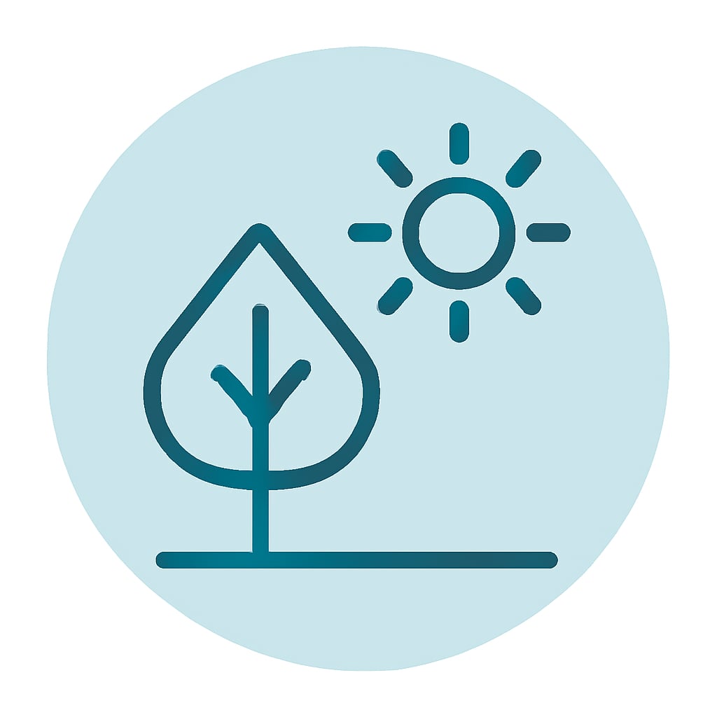 Icon representing green spaces