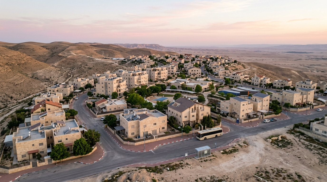A scenic view of Shitim in the Southern District