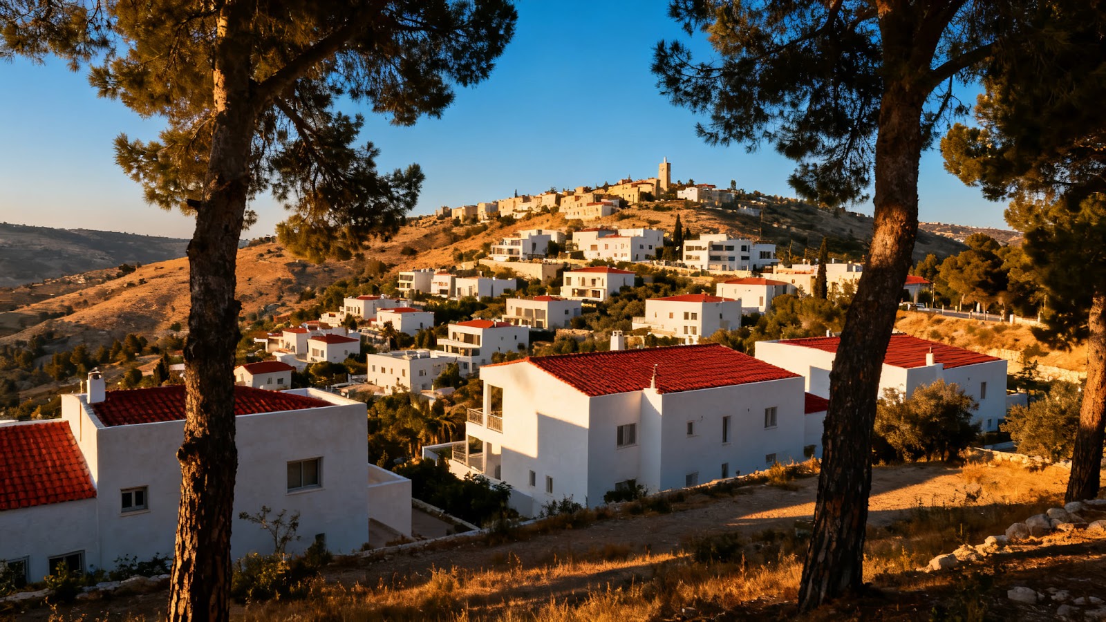 Scenic view of Itamar in Judea & Samaria