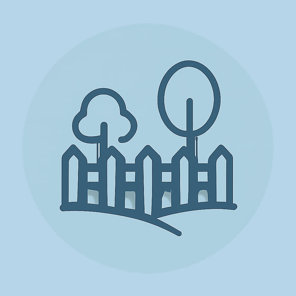 Icon representing space and privacy