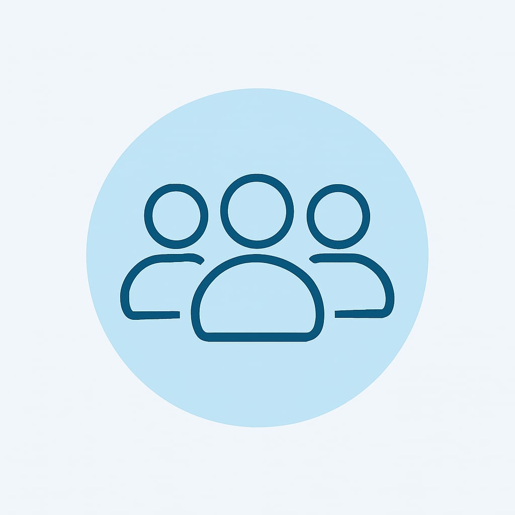 Icon representing community atmosphere