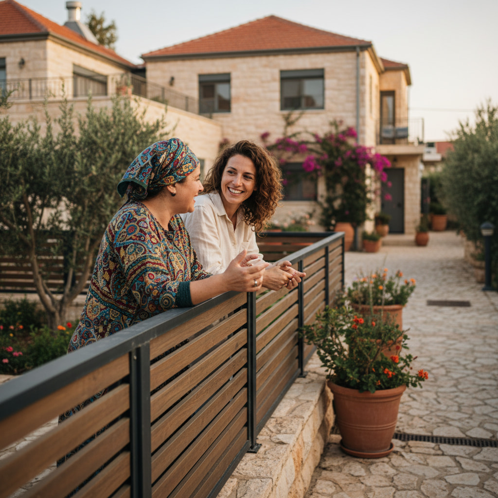 Low-density living scene in Mazkeret Batya