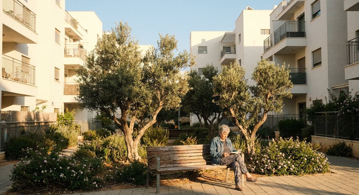 Spacious residential area with open spaces