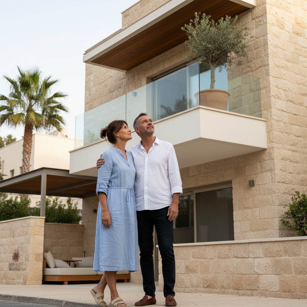 Couple planning their future in Talmon