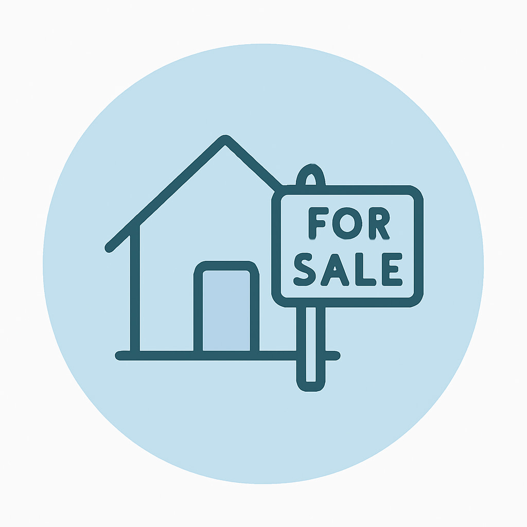 Property types icon representing housing options