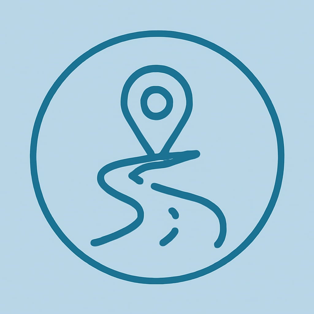 Icon representing practical location