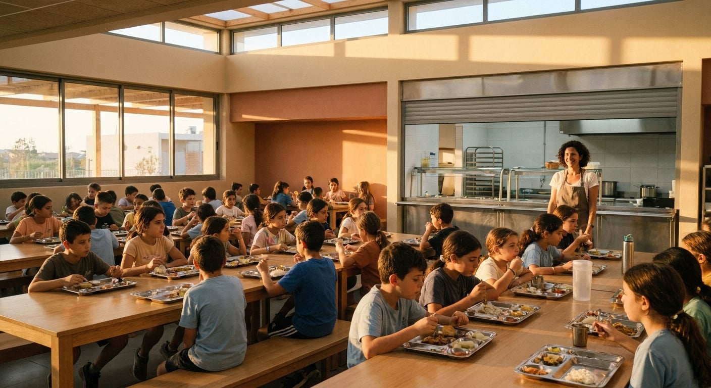 School building in Caesarea