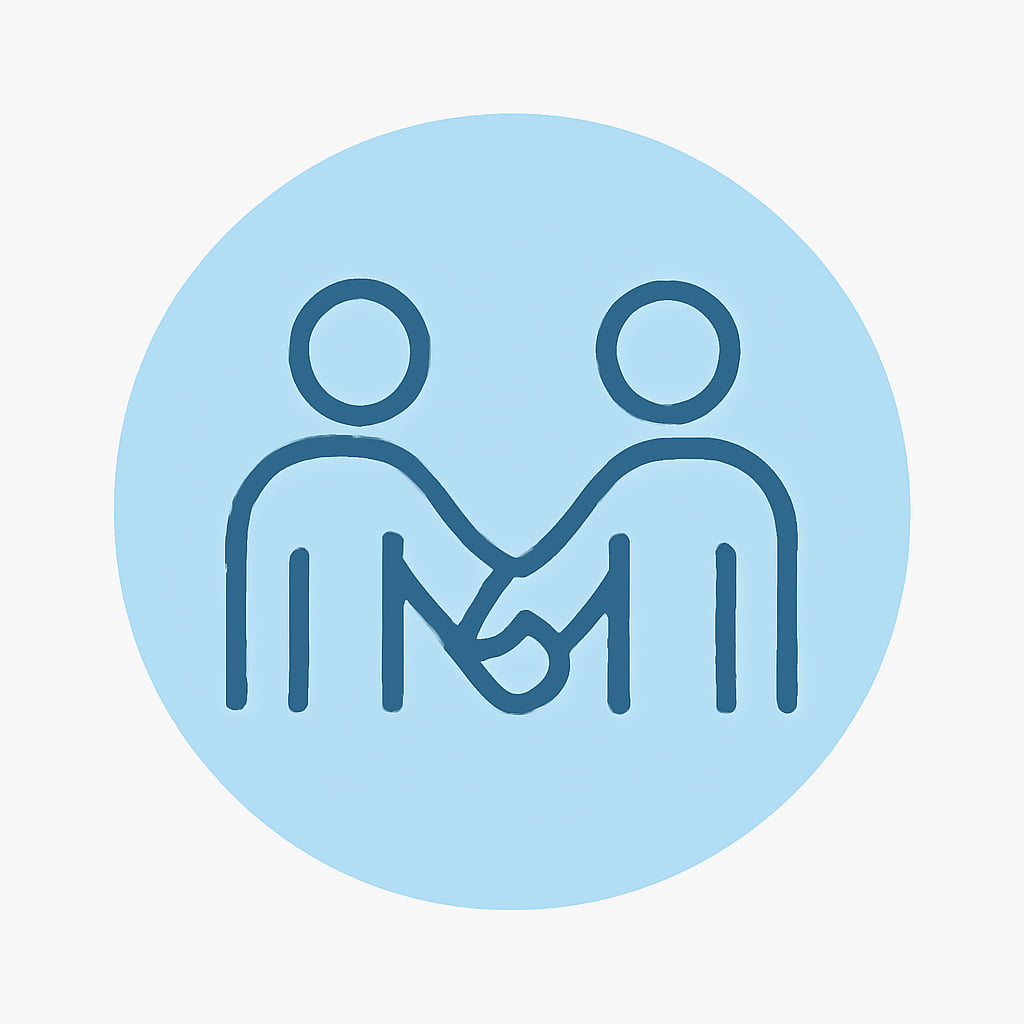 Icon representing a welcoming community